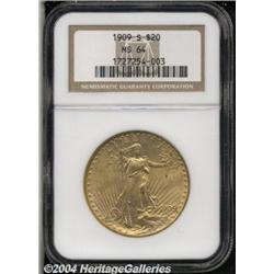 1909-S[$20] MS64 NGC.
