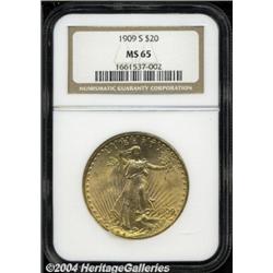 1909-S[$20] MS65 NGC.