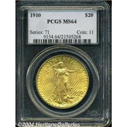 1910[$20] MS64 PCGS.