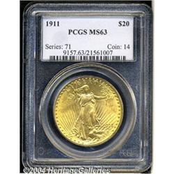 1911[$20] MS63 PCGS.