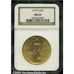 1914-D[$20] MS64 NGC.
