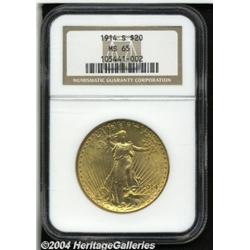 1914-S[$20] MS65 NGC.