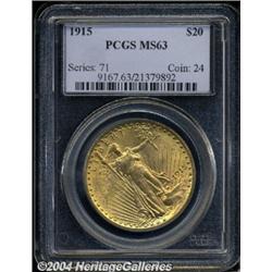 1915[$20] MS63 PCGS.