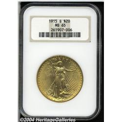 1915-S[$20] MS65 NGC.