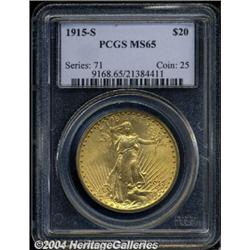 1915-S[$20] MS65 PCGS.