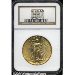 1915-S[$20] MS66 NGC.