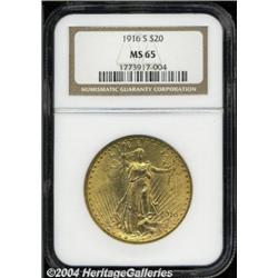 1916-S[$20] MS65 NGC.