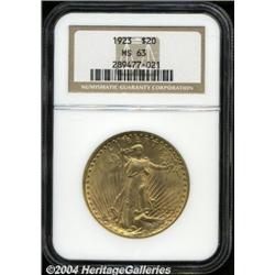 1923[$20] MS63 NGC.