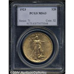 1923[$20] MS63 PCGS.