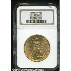 1923-D[$20] MS65 NGC.