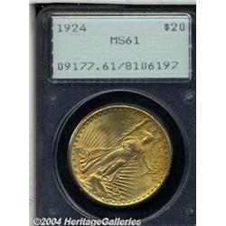 1924[$20] MS61 PCGS.