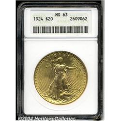 1924[$20] MS63 ANACS.