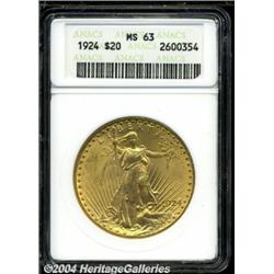 1924[$20] MS63 ANACS.