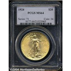 1924[$20] MS64 PCGS.