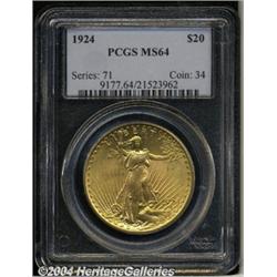 1924[$20] MS64 PCGS.