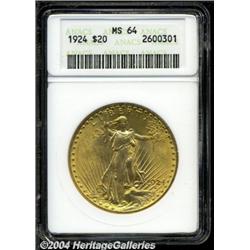1924[$20] MS64 ANACS.