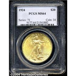 1924[$20] MS64 PCGS.