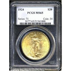 1924[$20] MS65 PCGS.