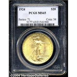 1924[$20] MS65 PCGS.