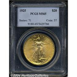 1925[$20] MS65 PCGS.