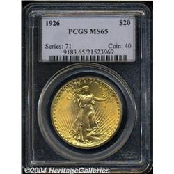 1926[$20] MS65 PCGS.