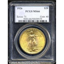 1926[$20] MS66 PCGS.