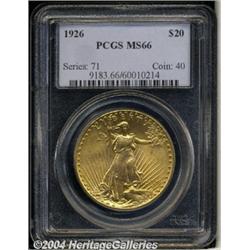 1926[$20] MS66 PCGS.