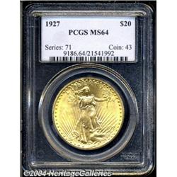 1927[$20] MS64 PCGS.