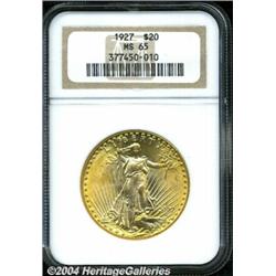 1927[$20] MS65 NGC.