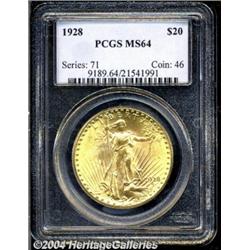 1928[$20] MS64 PCGS.