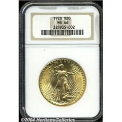 1928[$20] MS66 NGC.