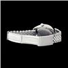 Image 4 : Rolex Men's Stainless Steel, QuickSet, Diam Dial & Diam/Sapphire Bezel - REF-521F5M