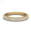 Image 2 : 2.10 CTW VS/SI Diamond Art Deco Eternity Eternity Ring 18K Yellow Gold - REF-161A8X - 37213