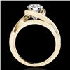 Image 2 : 1.15 CTW H-SI/I Certified Diamond Solitaire Ring 10K Yellow Gold - REF-163A6X - 34837
