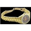 Image 3 : Rolex Men's 18K Yellow President, QuickSet, Diamond Dial & Diamond Bezel - REF-1391W7H