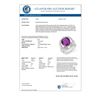 Image 3 : 4.78 CTW Amethyst & Diamond Ring 14K White Gold - REF-70A2X - 10353