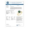 Image 2 : 2.75 CTW Emerald & Diamond Ring 10K Yellow Gold - REF-49H3A - 12411