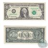 Image 1 : USA; 1999 $1 Banknote ERROR 100% Front on Back Offset