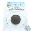 Image 1 : 1-cent 1884 Obverse 1 PCGS Certified VF-30.