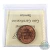 Image 2 : 1-cent 1896 ICCS Certified MS-65 Red. A Bright coin with a nice even soft satin Finish.