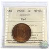 Image 1 : 1-cent 1900H ICCS Certified MS-64 Red