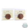 Image 2 : 1-cent 1901 & 1902 ICCS Certified MS-64. 2pcs