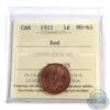 Image 1 : 1-cent 1921 ICCS Certified MS-63 Red.
