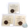 Image 2 : 1-cent 1922 VF-30, 1923 EF-40, & 1925 EF-40 all coins ICCS Certified. Nice Key Date Group Lot. 3pcs