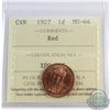 Image 1 : 1-cent 1927 ICCS Certified MS-64 RED! A Full red example with great Luster throughout.