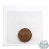 Image 2 : 1-cent 1955 NSF, ICCS Certified VF-20. A Nice Light chocolate brown coin.