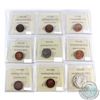 Image 1 : 1-cent ICCS Certified - 1955 SF Red/Brown PL-64, 1955 SF Red/Brown PL-64, 1956 Cameo PL-65, 1956 PL-