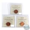 Image 2 : 1-cent 1957, 1973, 1978 ICCS Certified MS-66. 1957 & 1973 both tied for Finest Known. 3pcs