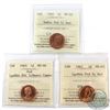 Image 1 : 1-cent 1965 SB Ptd5 MS-66, 1965 LB Ptd5 MS-65 & LB Blt5 MS-66 Heavy Cameo ICCS Certified. 3pcs