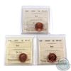 Image 1 : 1-cent 2000, 2001, & 2002P all ICCS Certified MS-67 RED! All tied for the highest grade by ICCS! 3pc